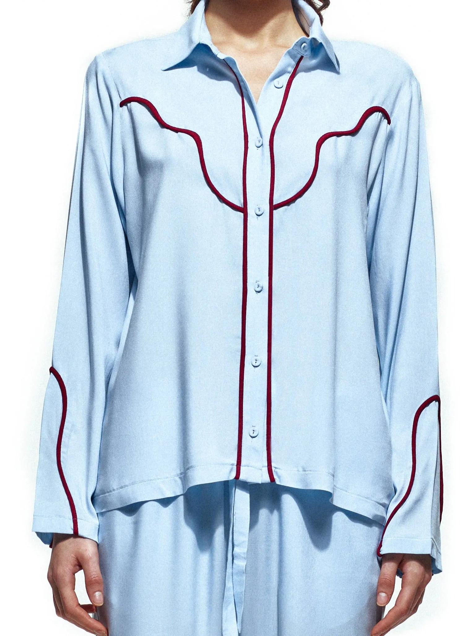 Texas Blue Long Pajama Set sold by Selia Richwood product image thumbnail 4
