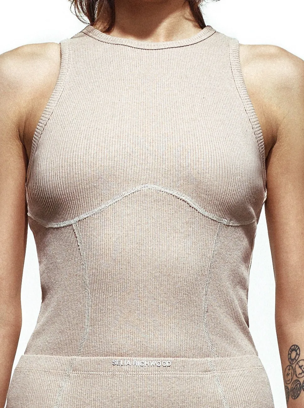 Beige Tank Top sold by Selia Richwood product image thumbnail 3