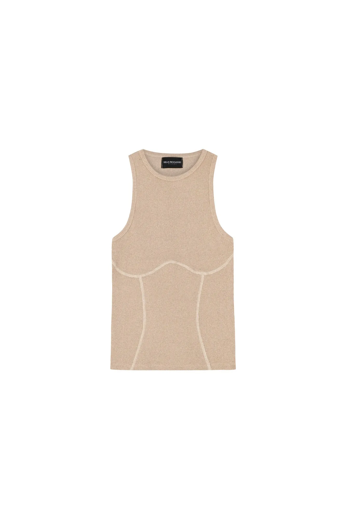 Beige Tank Top sold by Selia Richwood product image thumbnail 2