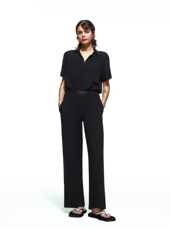 Black Heart Long Pajama Set sold by Selia Richwood