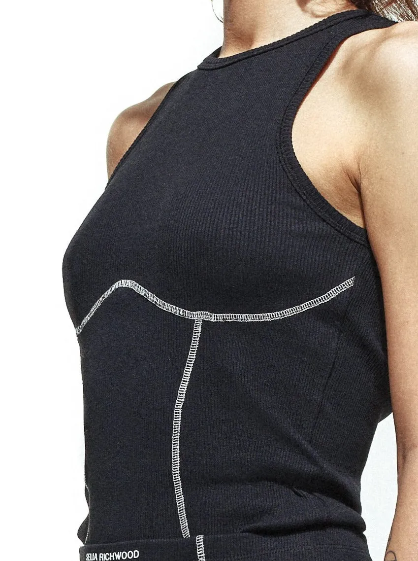 Black Tank Top sold by Selia Richwood product image thumbnail 5