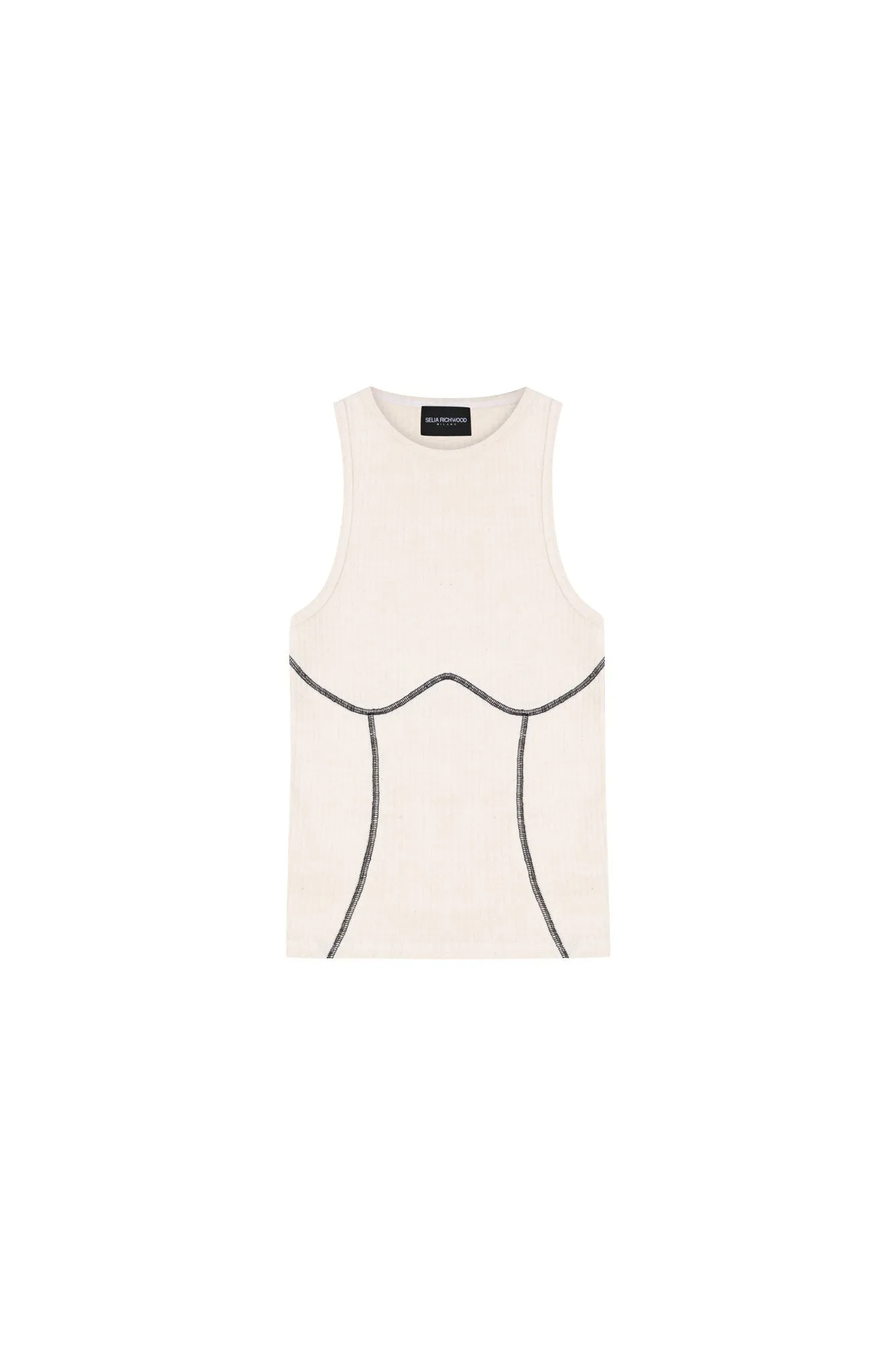 White Tank Top sold by Selia Richwood product image thumbnail 2
