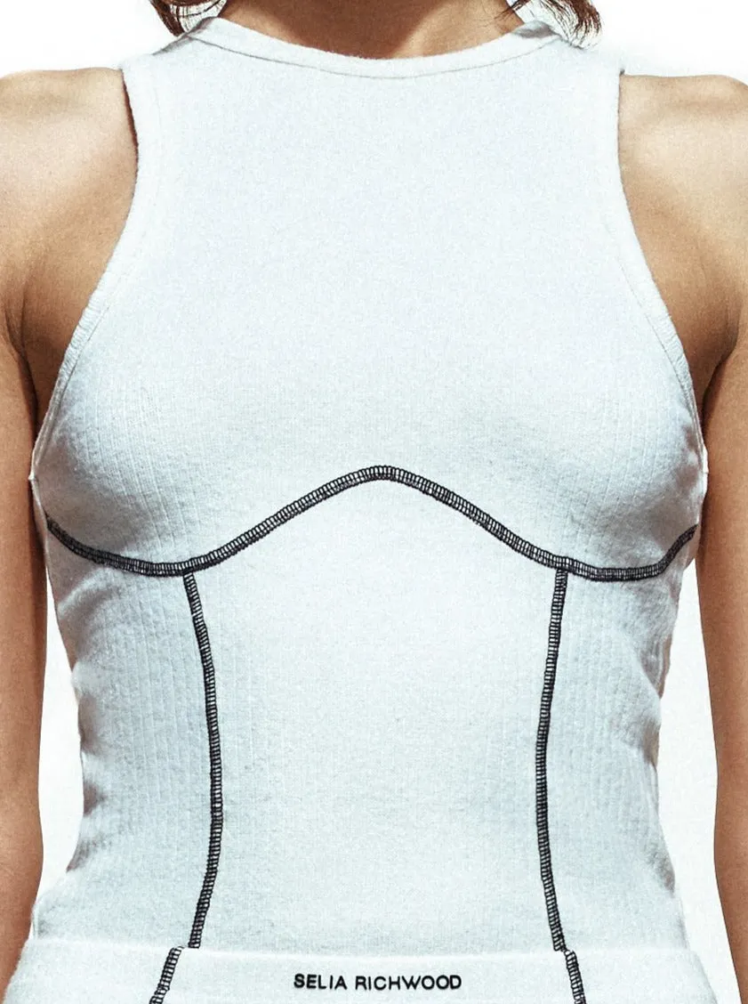 White Tank Top sold by Selia Richwood product image thumbnail 3