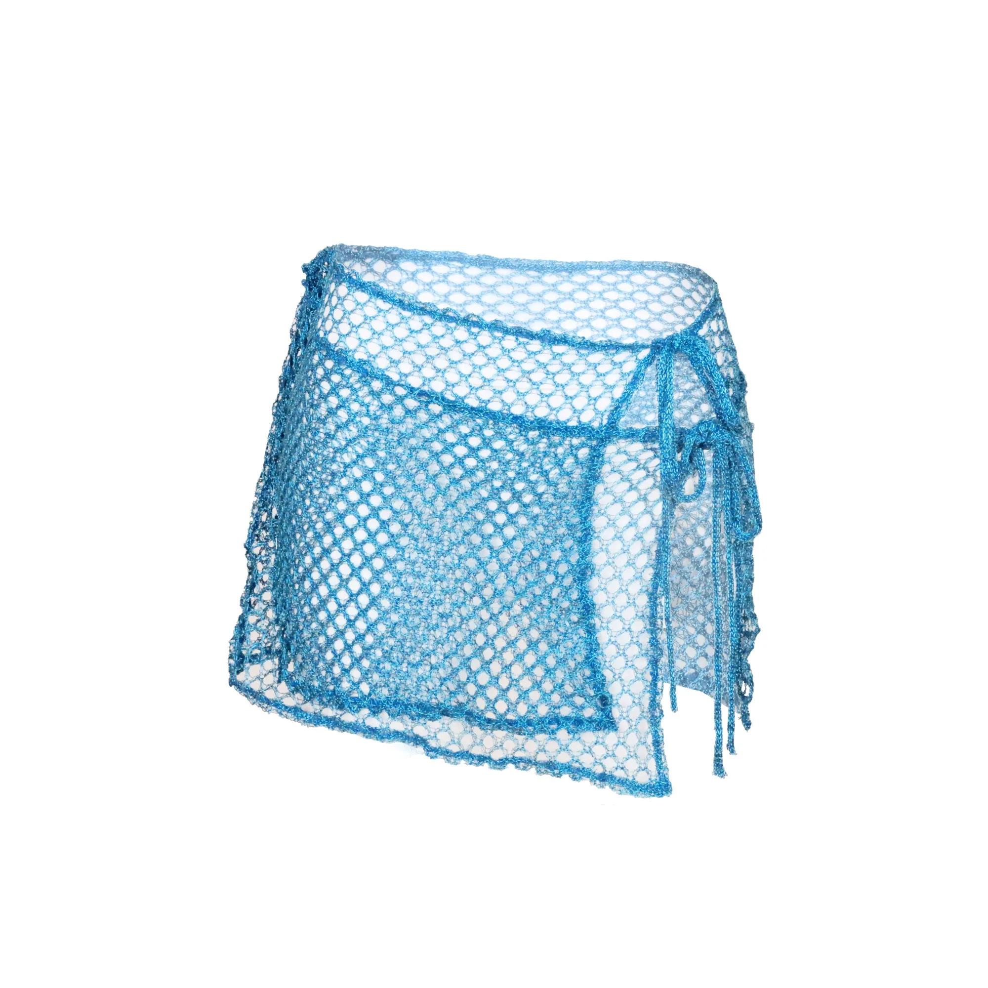 Blue Mesh Beach Skirt sold by Selia Richwood product image thumbnail 2