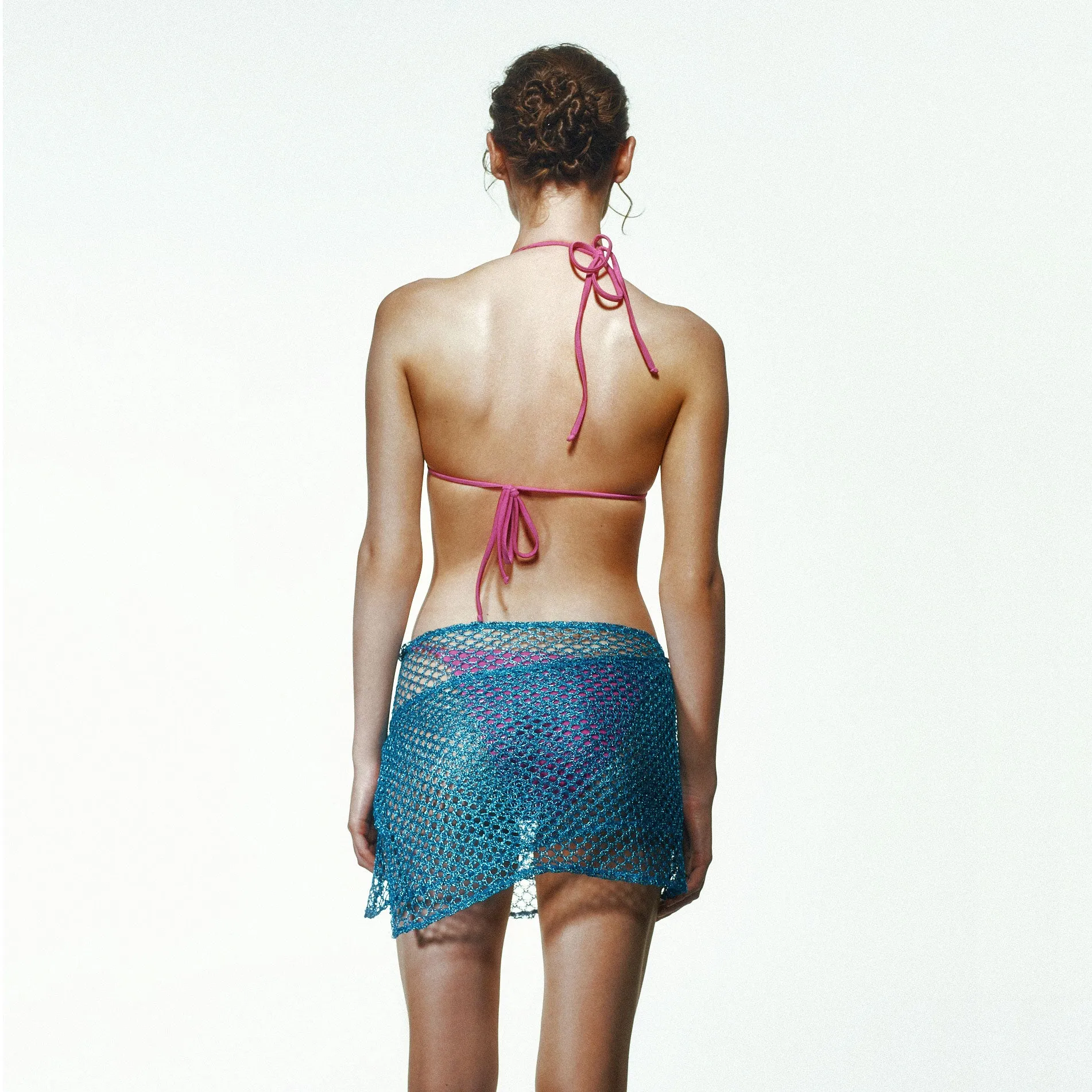 Blue Mesh Beach Skirt sold by Selia Richwood product image thumbnail 4