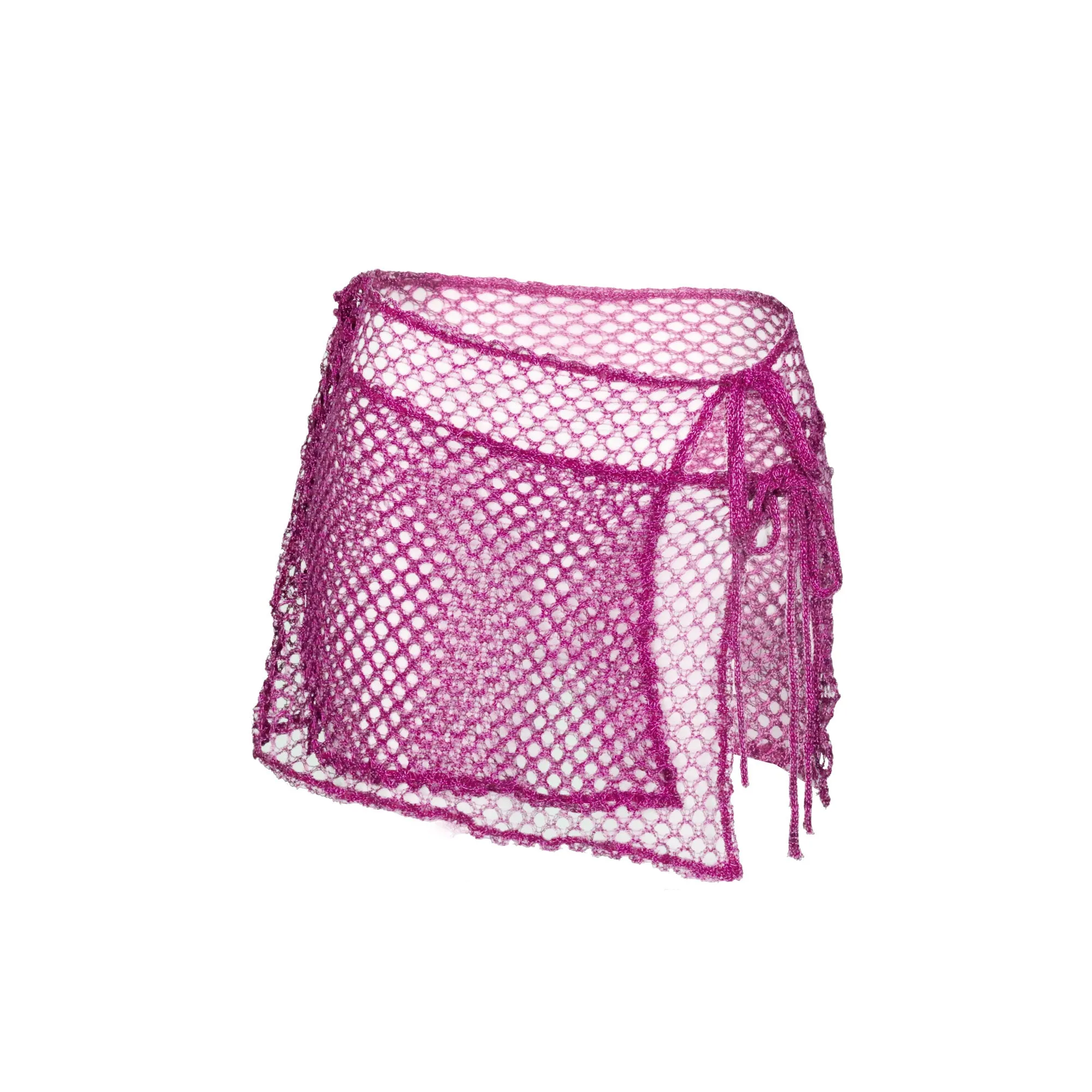Pink Mesh Beach Skirt sold by Selia Richwood product image thumbnail 2