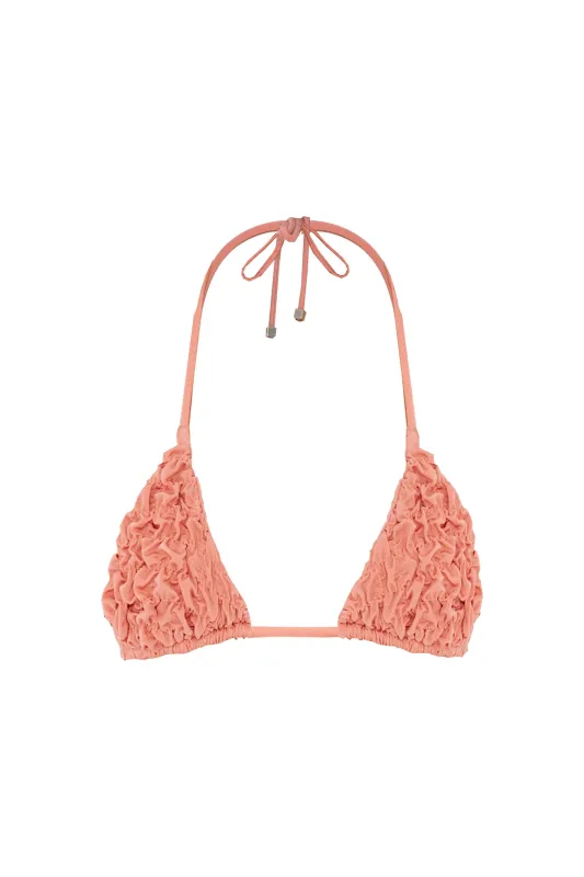 Lia Peach Bikini Top sold by Selia Richwood