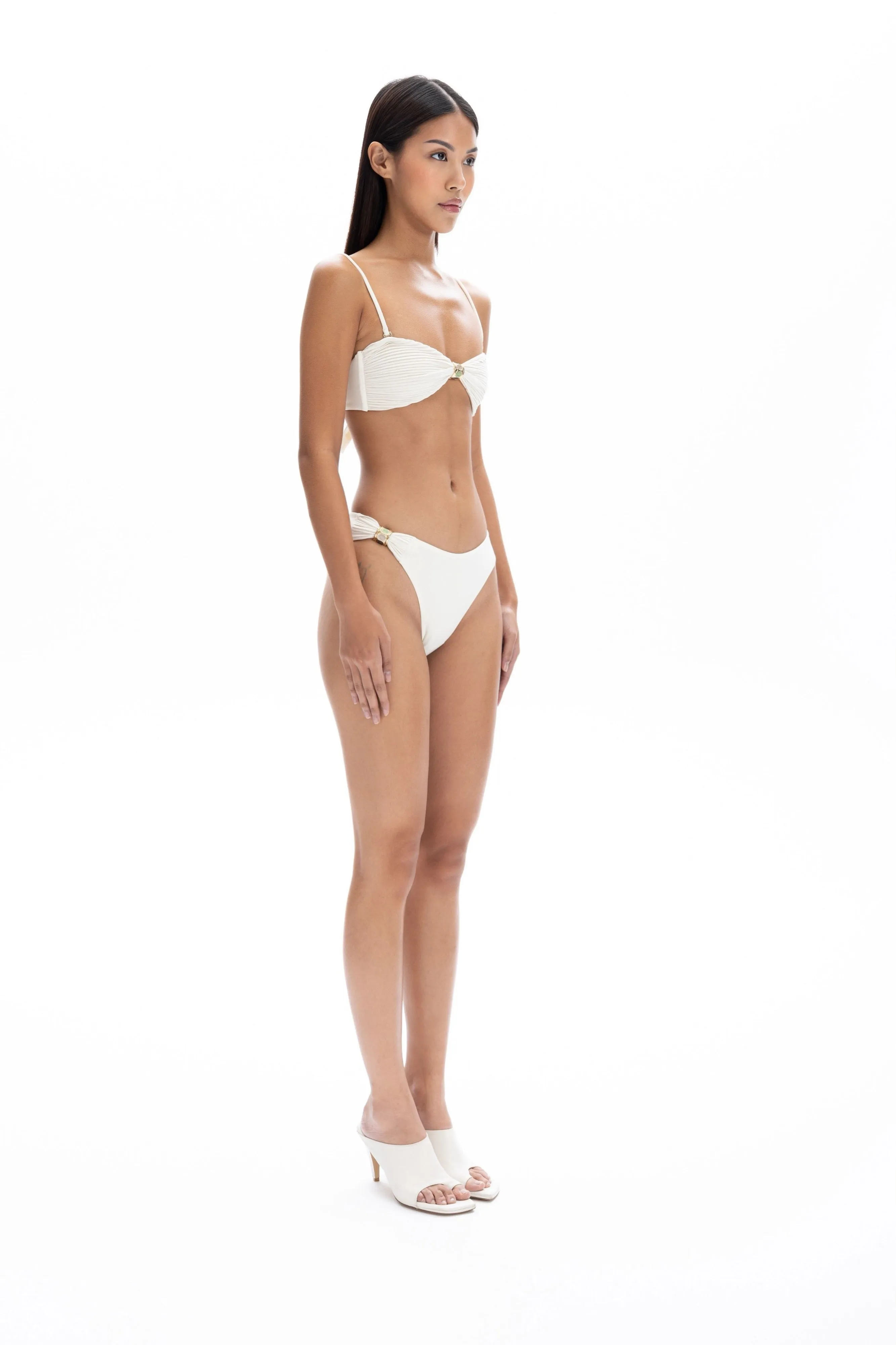 Bri White Bikini Bottom sold by Selia Richwood product image thumbnail 3