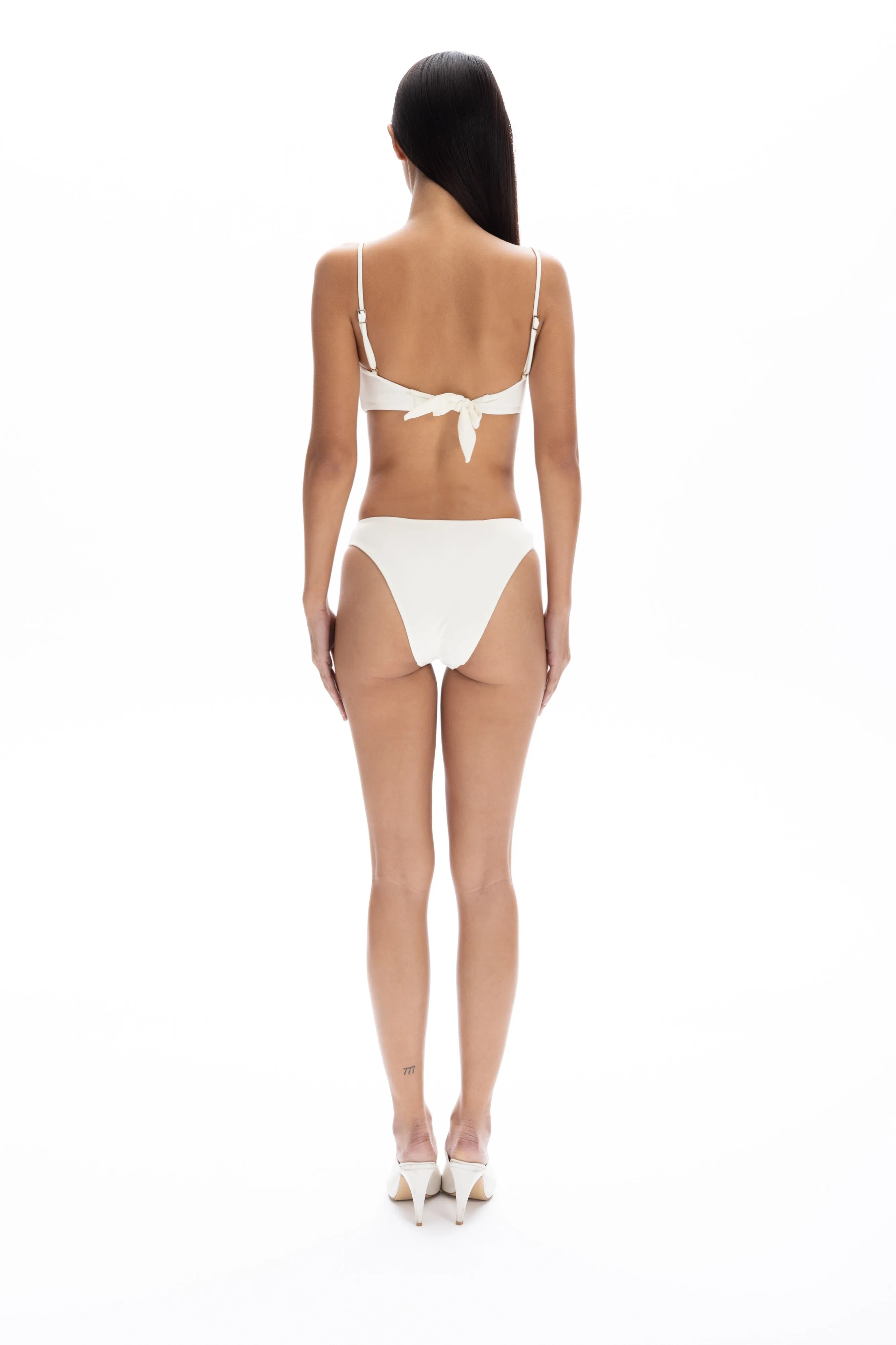 Bri White Bikini Bottom sold by Selia Richwood product image thumbnail 5