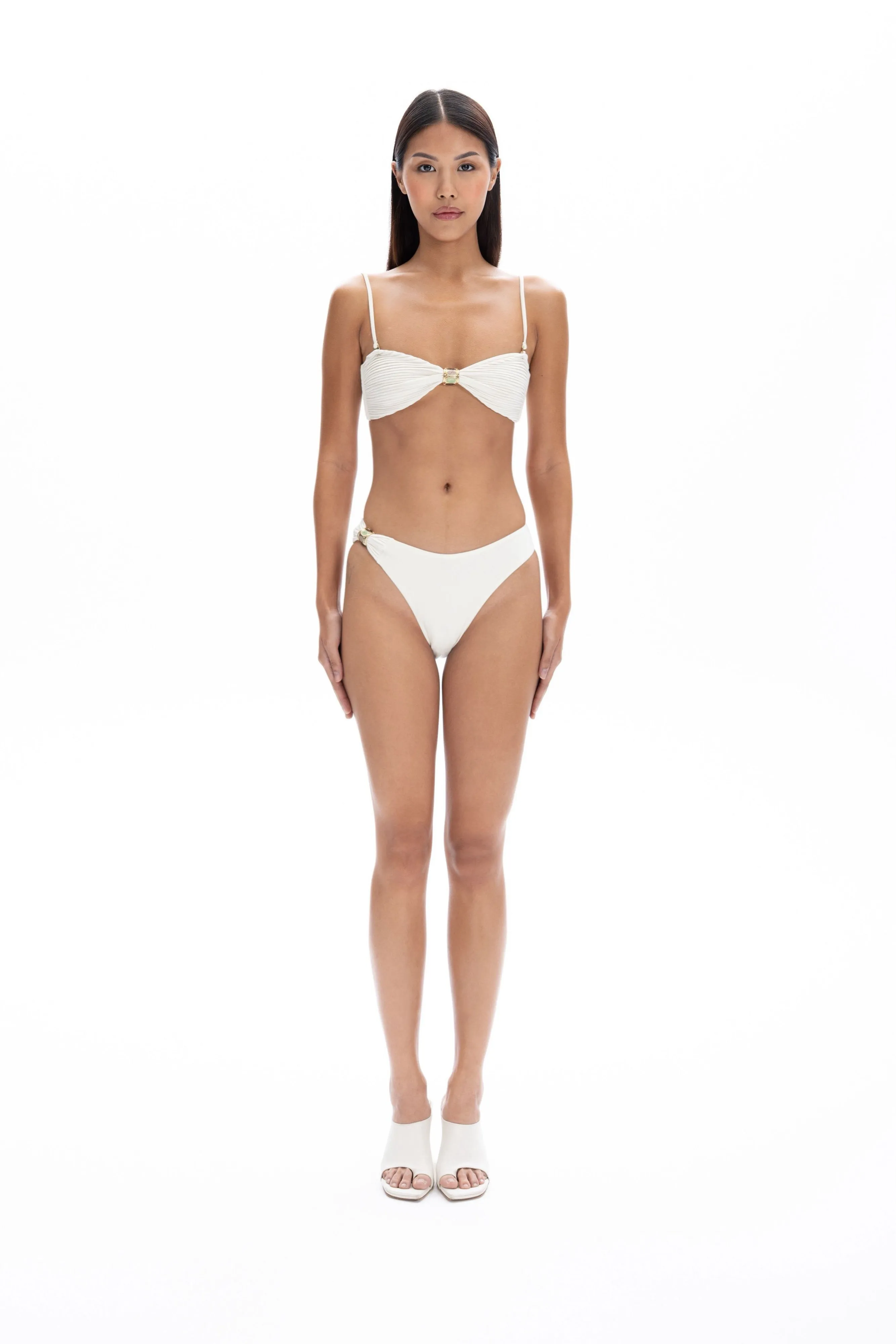 Bri White Bikini Bottom sold by Selia Richwood product image thumbnail 2
