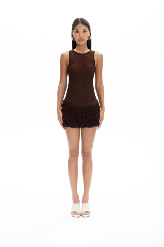 Poncik Brown Dress made by Selia Richwood