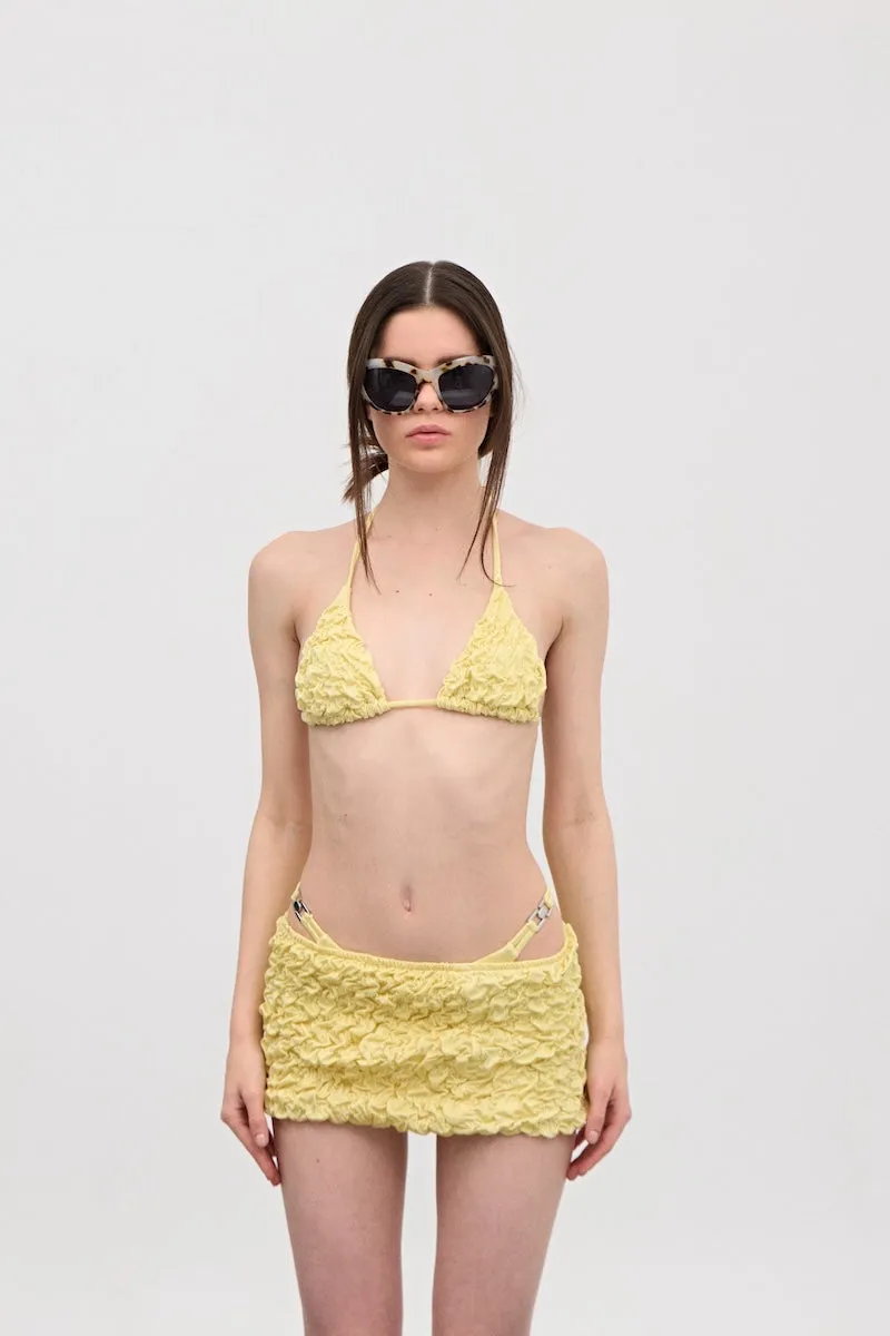 Lia Butter Yellow Bikini Top sold by Selia Richwood product image thumbnail 3