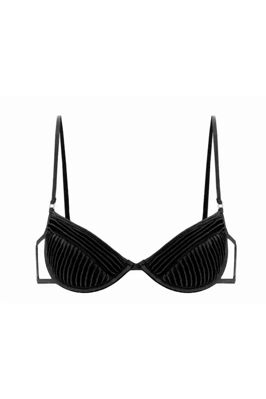 Amy Black Bikini Top sold by Selia Richwood