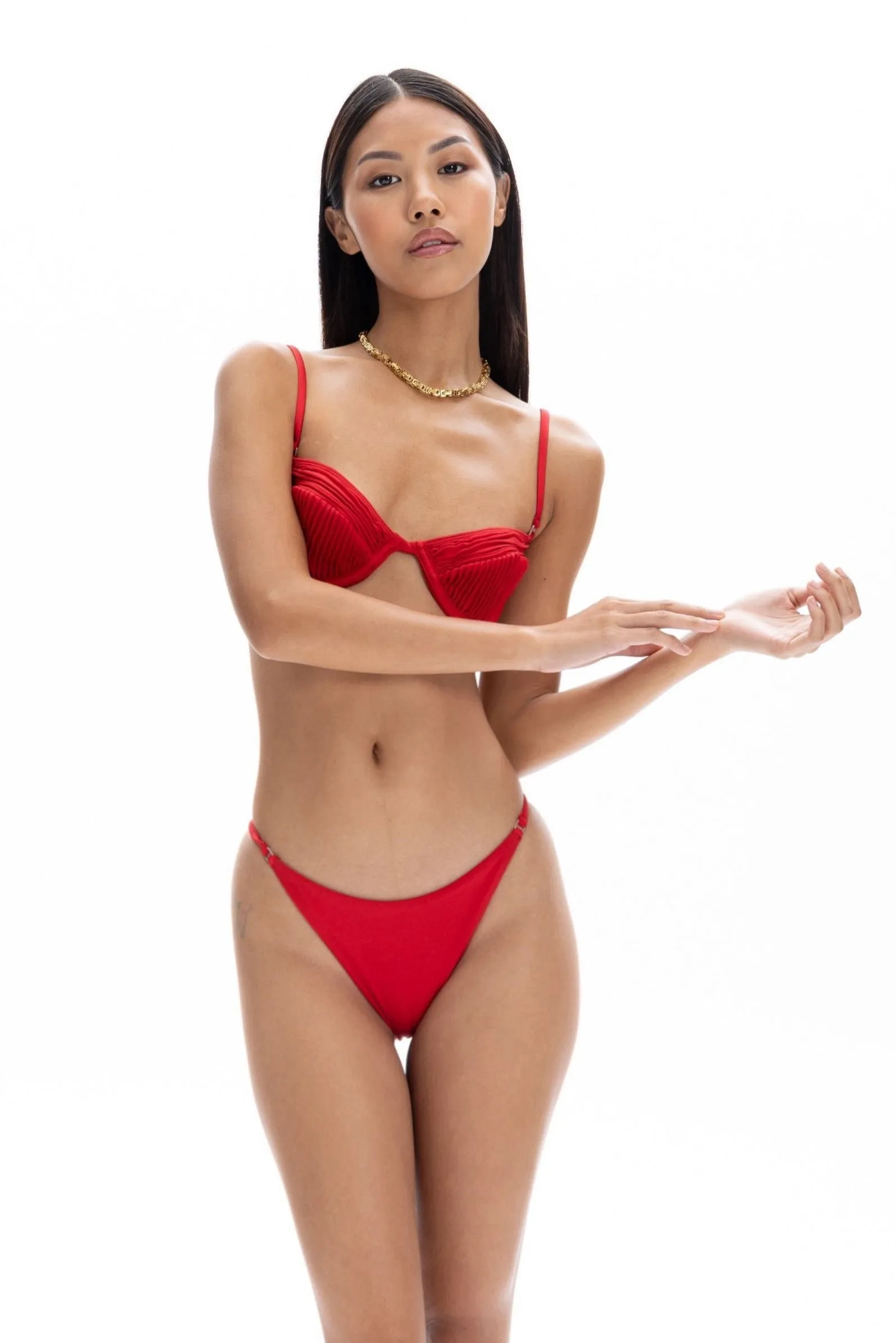 Amy Red Bikini Top sold by Selia Richwood product image thumbnail 2