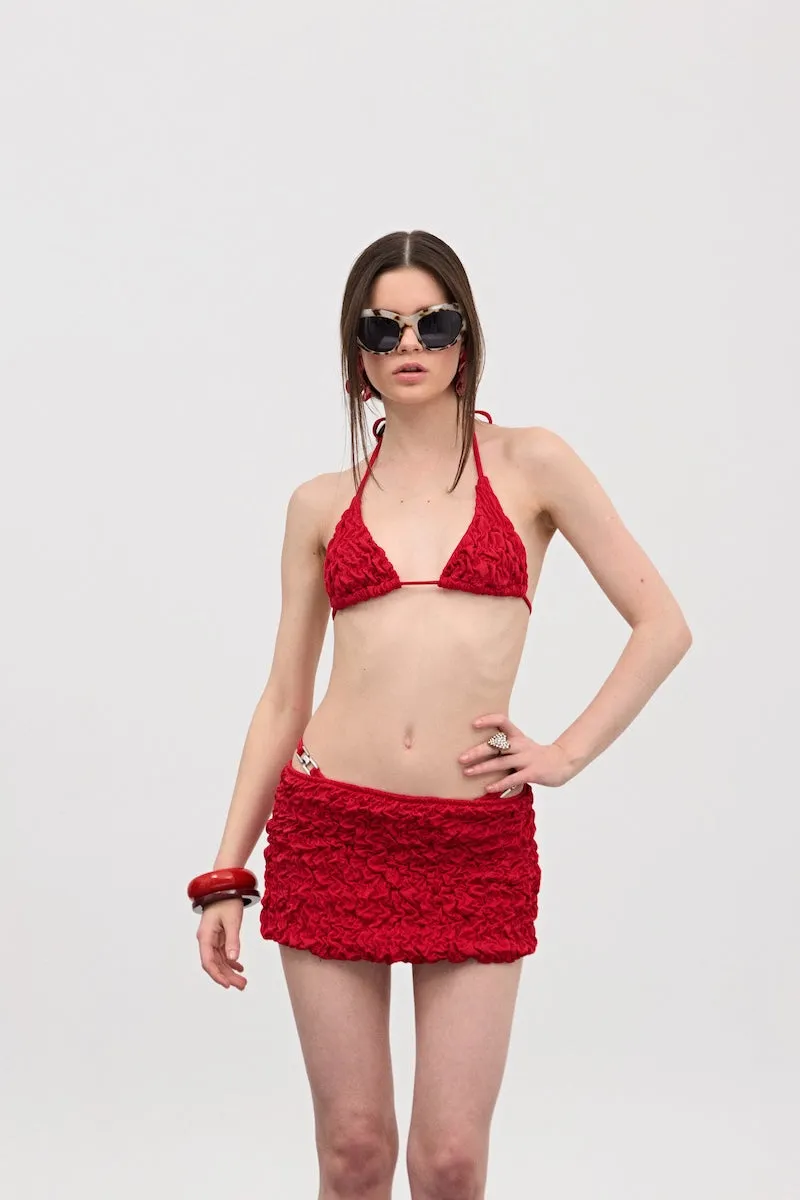 Lia Red Bikini Top sold by Selia Richwood product image thumbnail 5