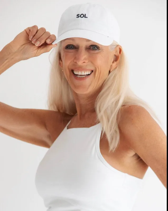 White Sports Cap sold by Sol Sister Sport