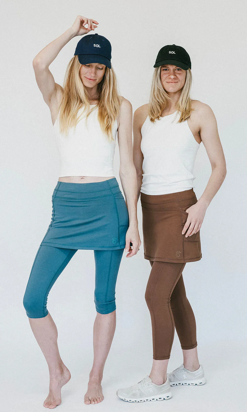 Blue Ocean Cotton Skirted Leggings sold by Sol Sister Sport product image thumbnail 4