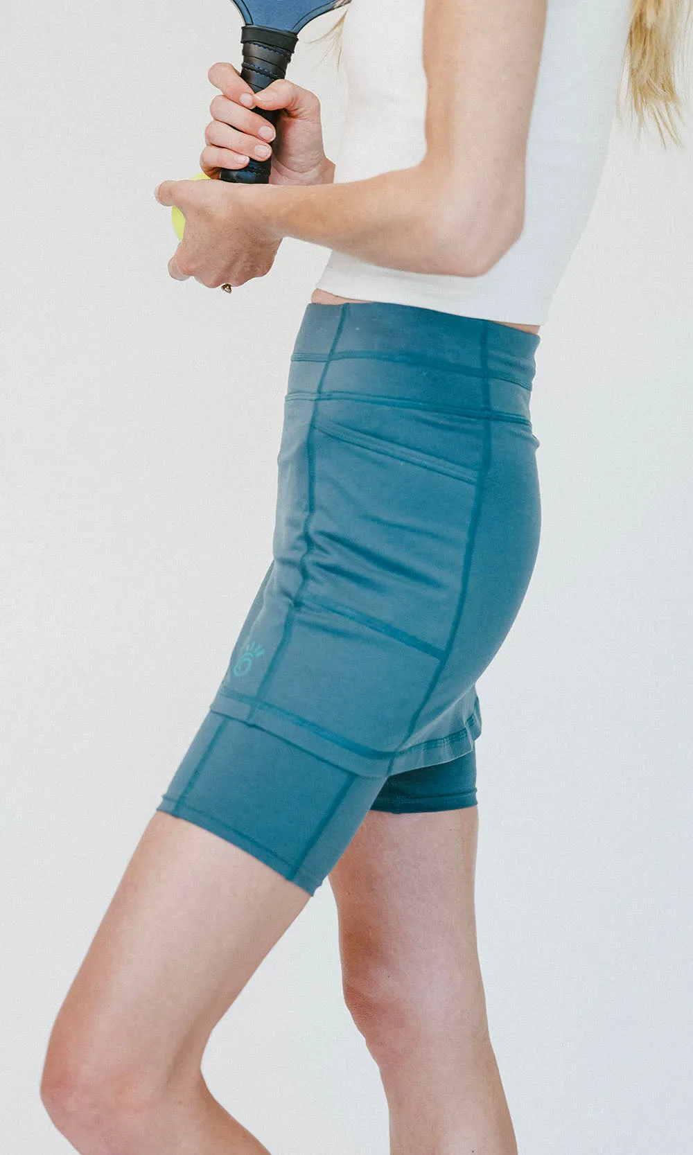 Blue Ocean Cotton Skirted Leggings sold by Sol Sister Sport product image thumbnail 2