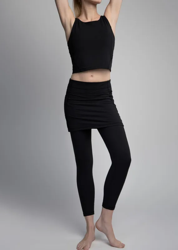 Athletic Tank Top with Shelf Bra - Midnight Navy made by Sol Sister Sport
