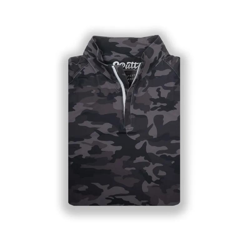 Black Camo Men's Q-Zip sold by 2 Putt