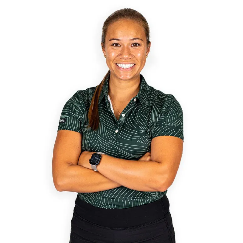 Bermuda Leaf Women's Polo sold by 2 Putt