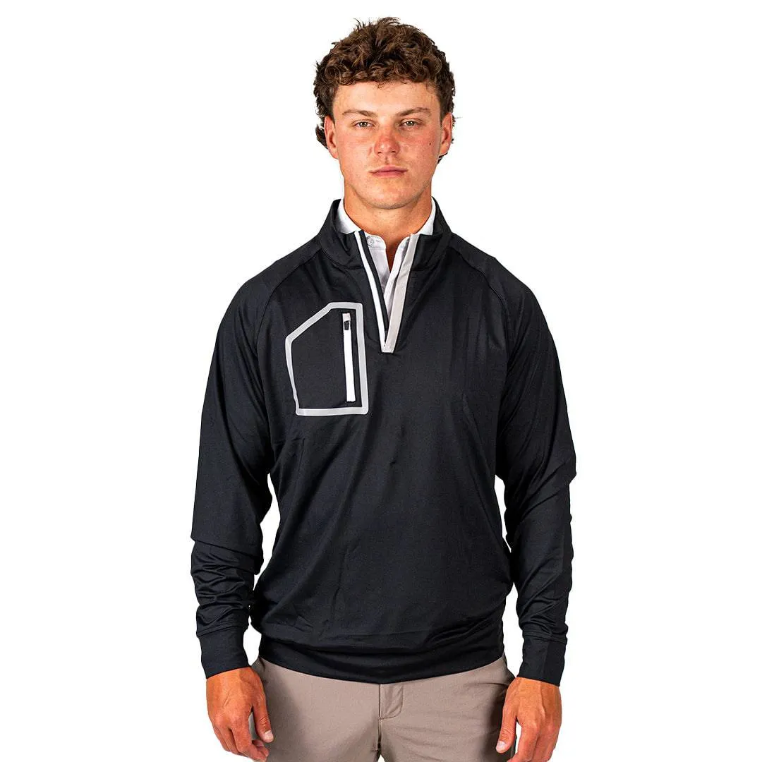 Black Men's Q-Zip sold by 2 Putt product image thumbnail 2