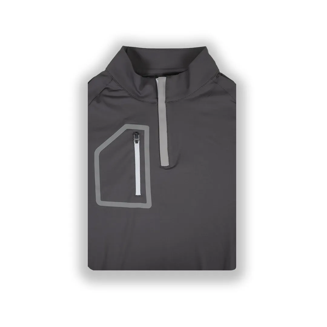 Dark Gray Men's Q-Zip sold by 2 Putt