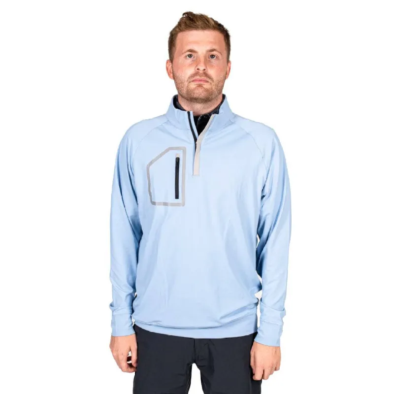 Birdie Blue Men's Q-Zip sold by 2 Putt