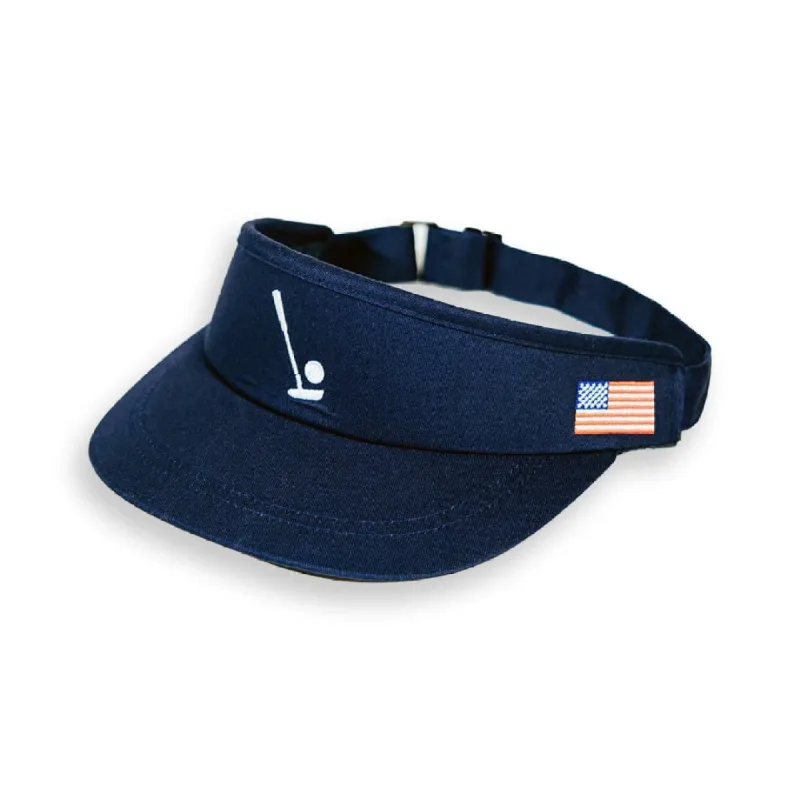 Sink It Navy Visor sold by 2 Putt