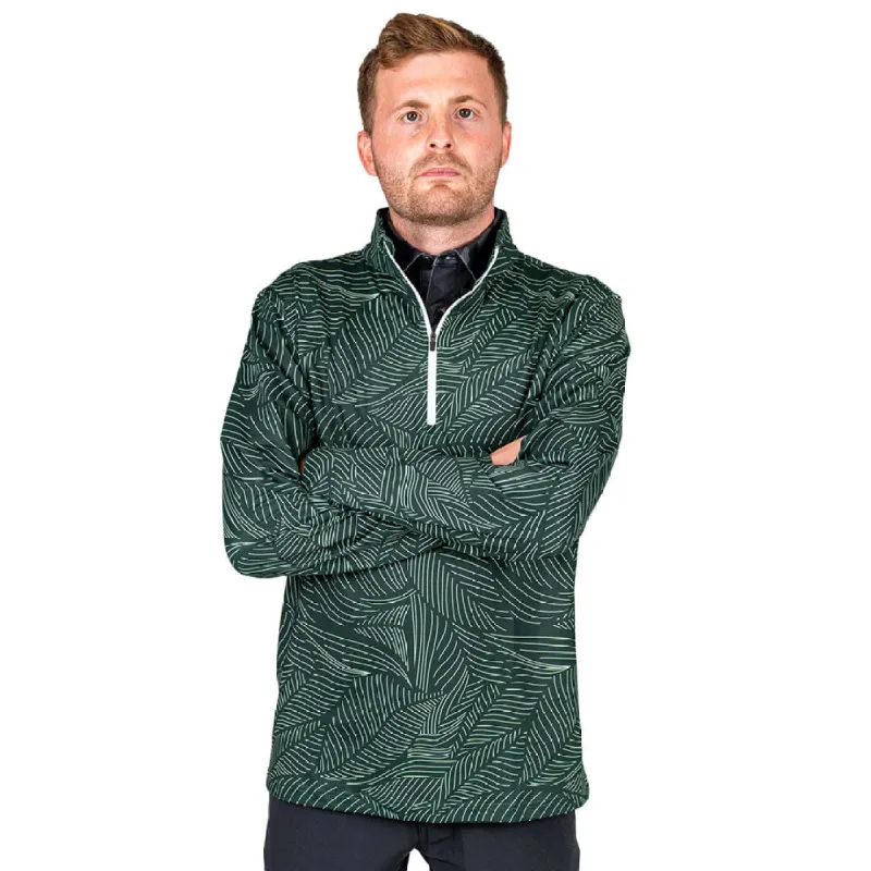 Bermuda Leaf Men's Q-Zip sold by 2 Putt