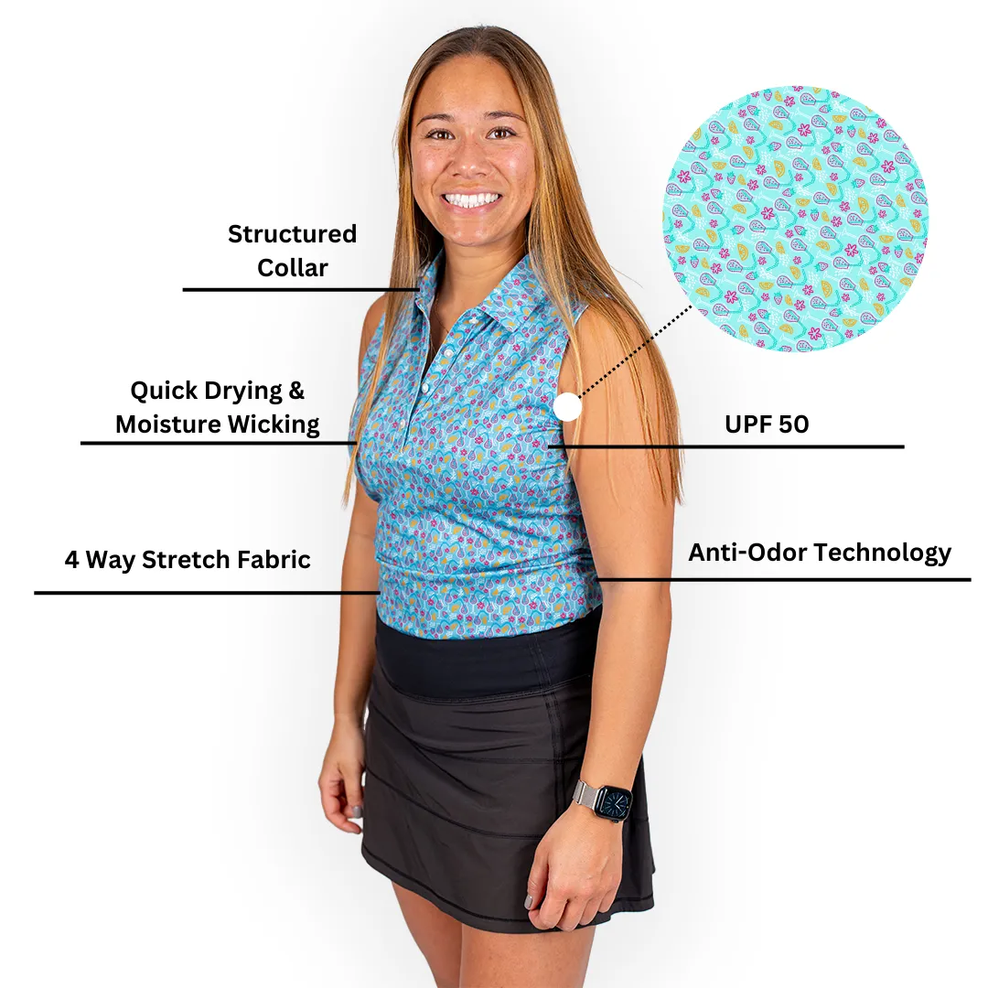 Time to Par/Tee Women's Polo (Sleeveless) sold by 2 Putt product image thumbnail 3
