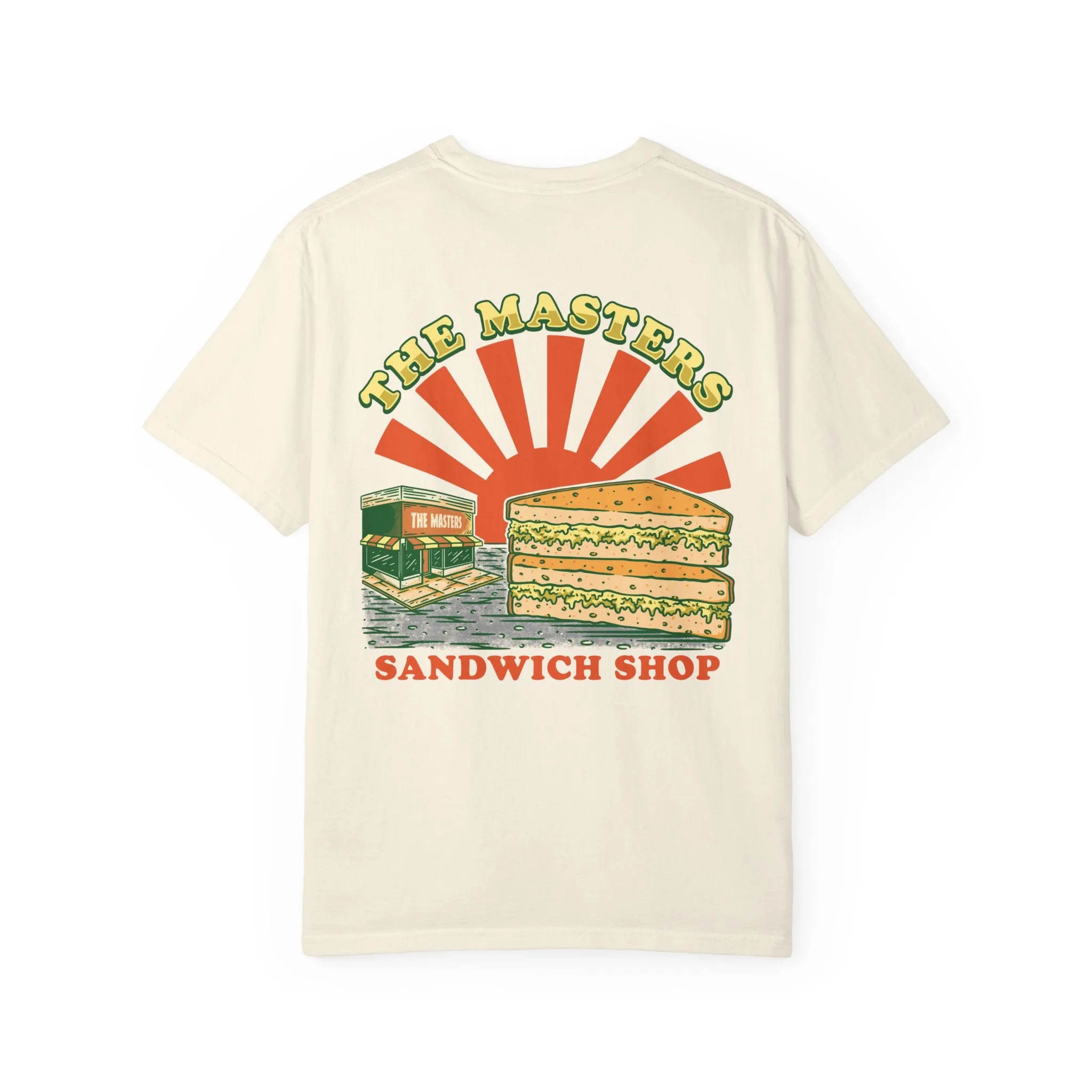Masters Sandwich Shop Tee sold by 2 Putt