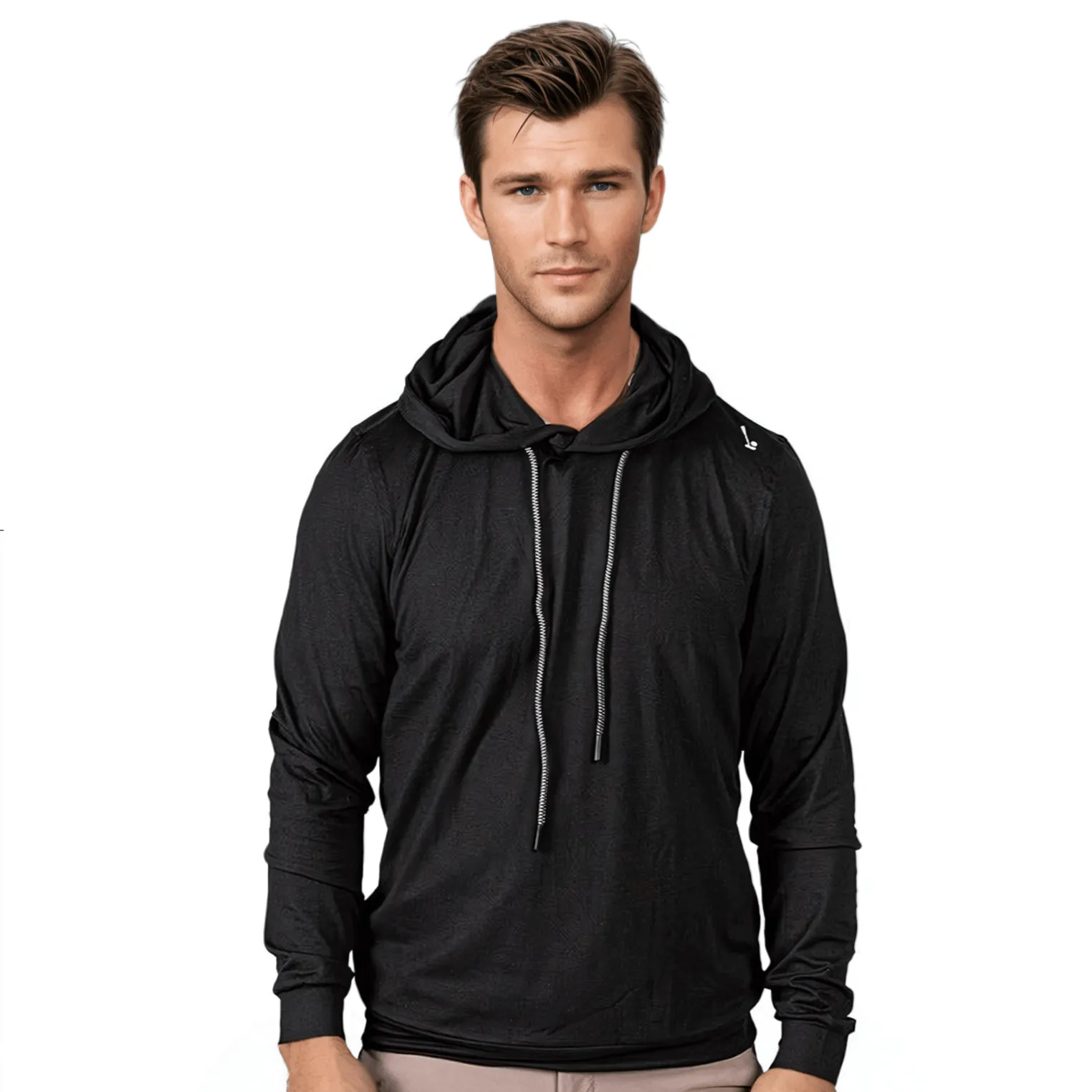 Black Course Hoodie sold by 2 Putt product image thumbnail 2