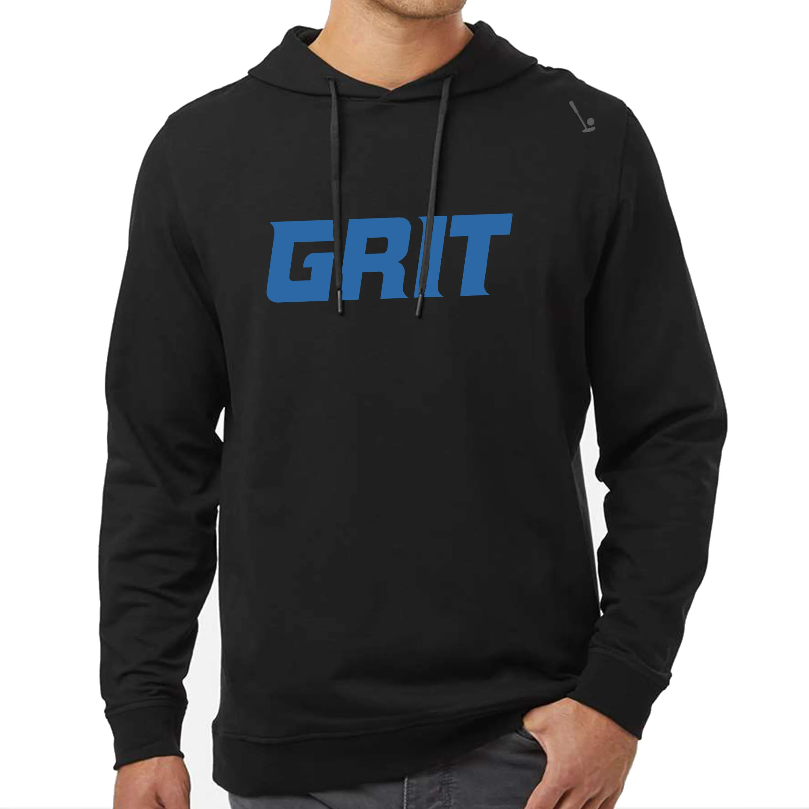 Grit Black Performance Hoodie sold by 2 Putt