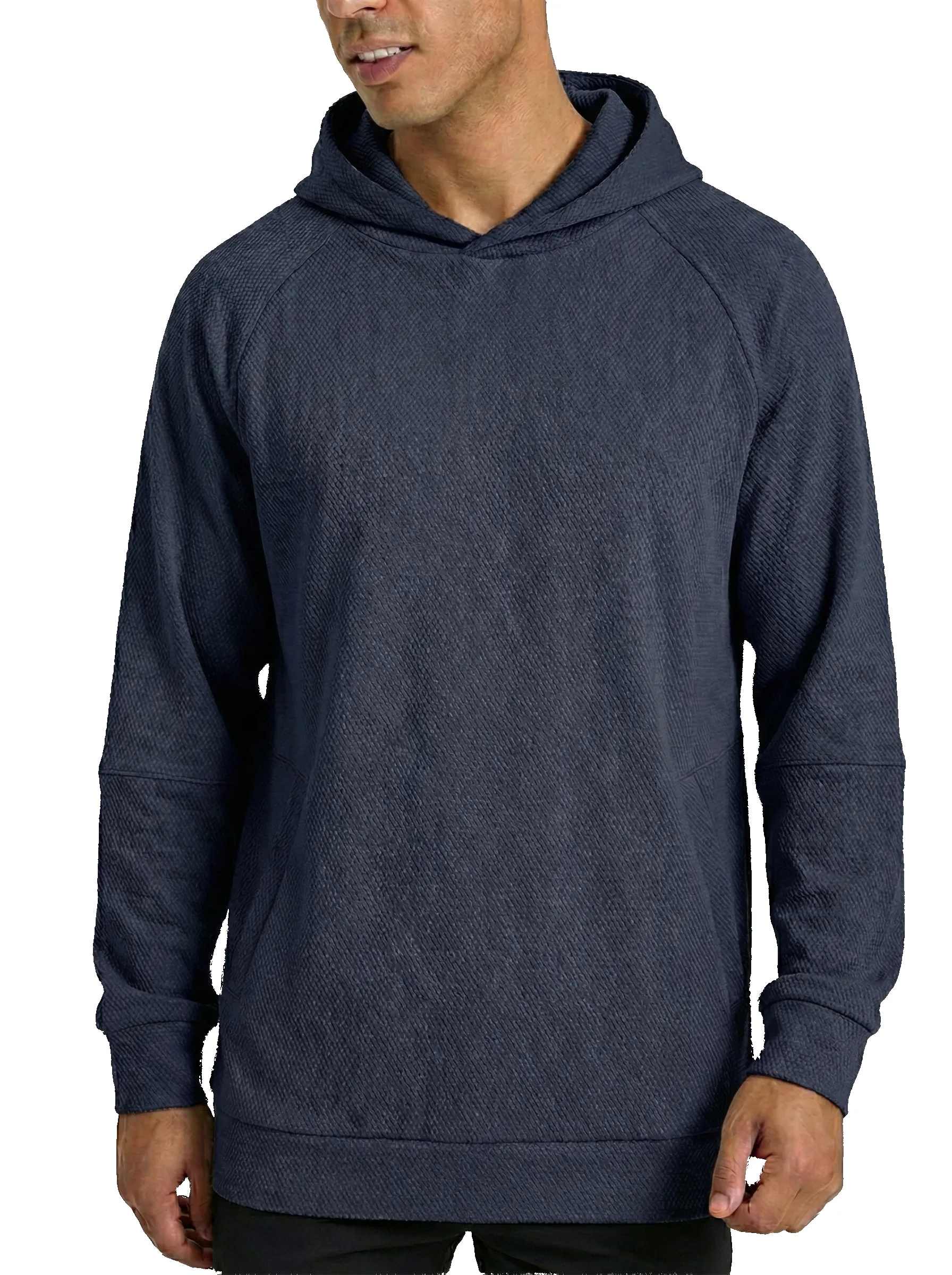 Shadow Navy Textured Fairway Hoodie sold by 2 Putt