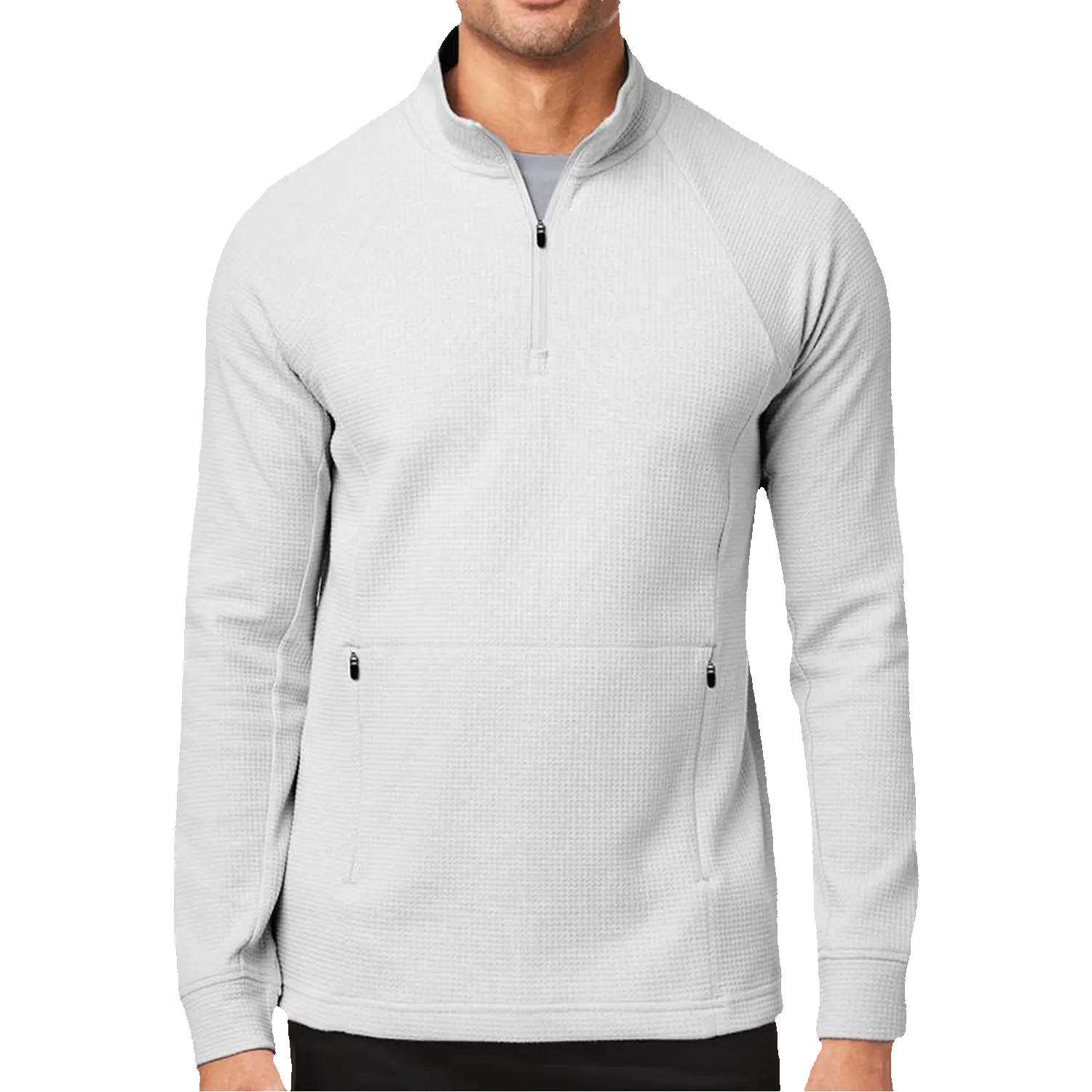 Morning Frost Fairway Waffle Quarter-Zip sold by 2 Putt
