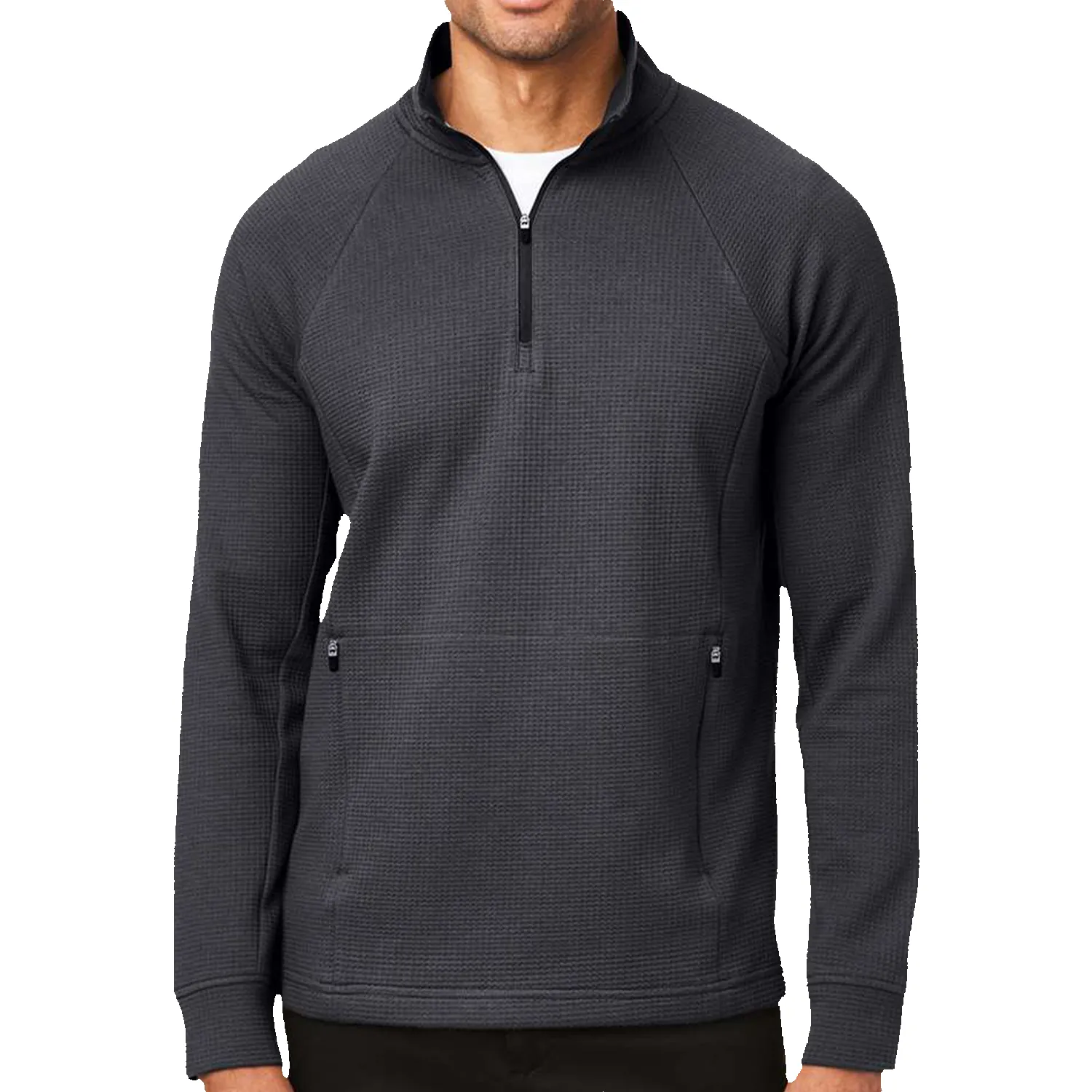 Obsidian Fairway Waffle Quarter-Zip sold by 2 Putt