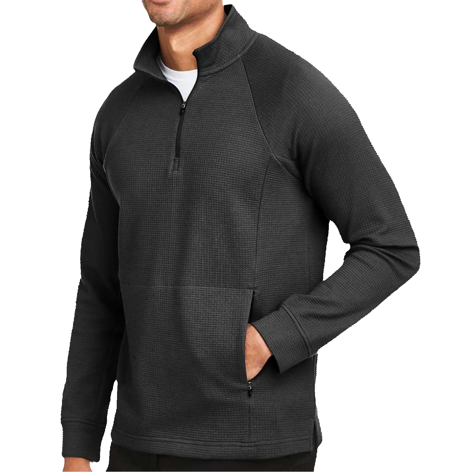 Midnight Tee Fairway Waffle Quarter-Zip sold by 2 Putt product image thumbnail 3