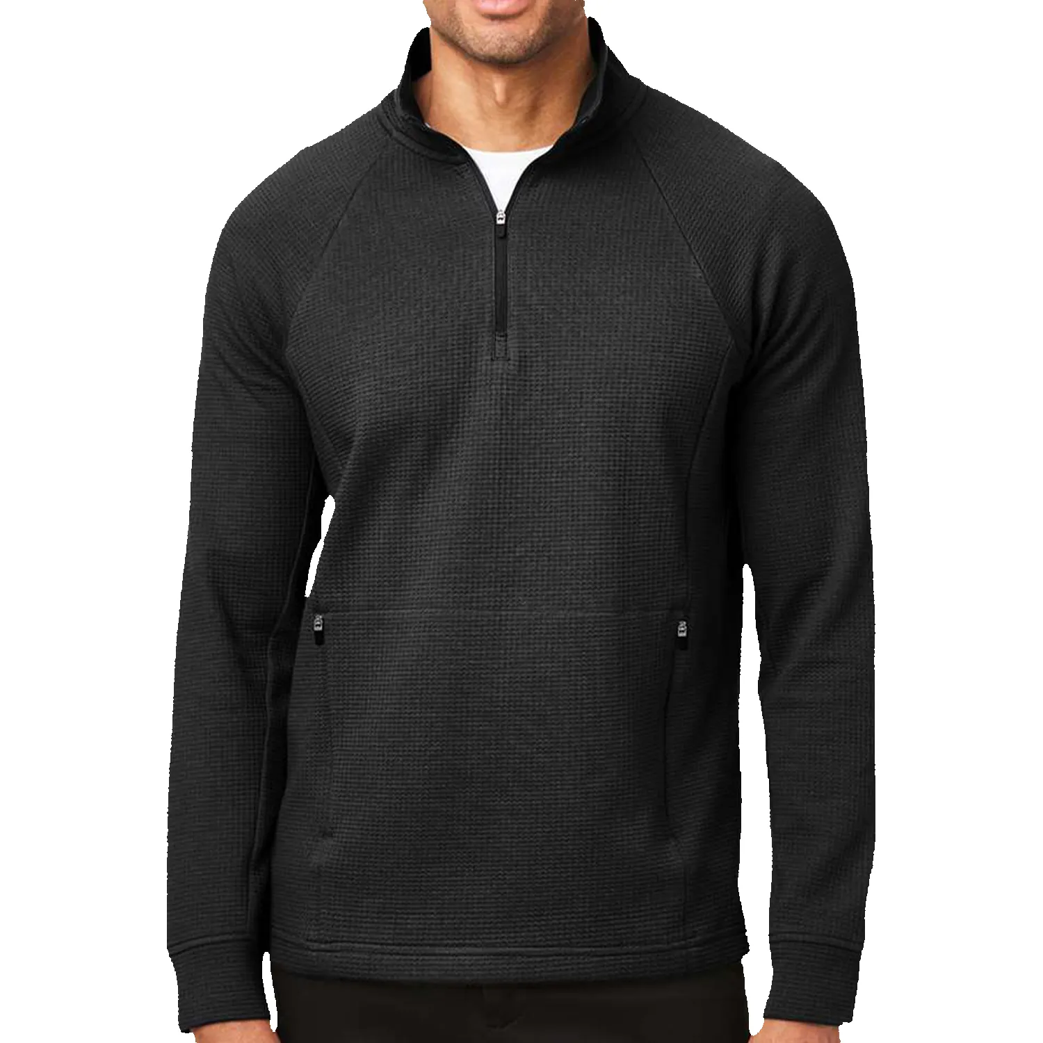 Midnight Tee Fairway Waffle Quarter-Zip sold by 2 Putt