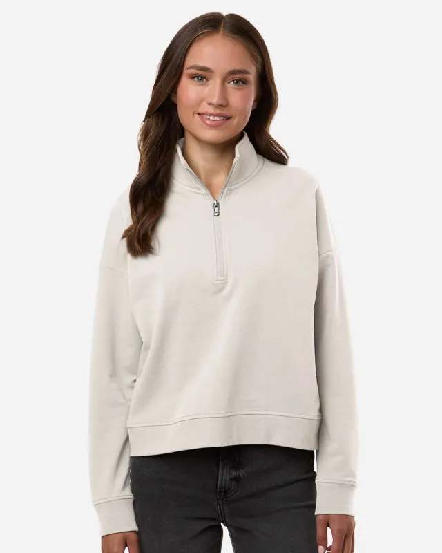 Cropped Performance Qzip - Smoke Grey made by 2 Putt