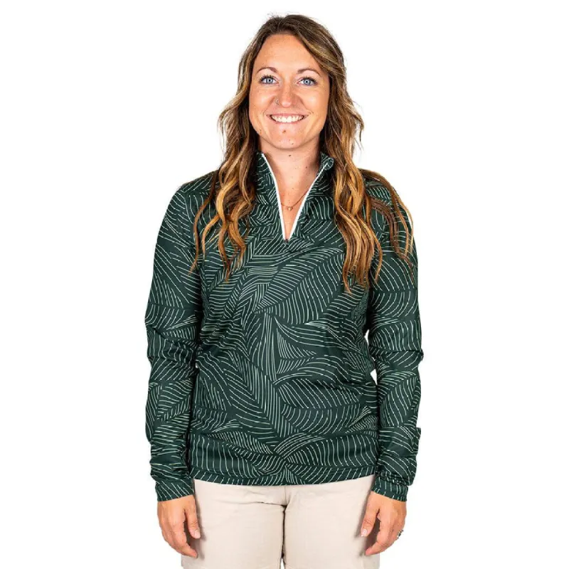 Bermuda Leaf Women's Q-Zip sold by 2 Putt