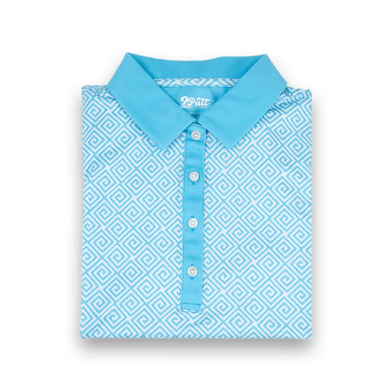 Sundaze Blues Women's Polo (Sleeveless) sold by 2 Putt