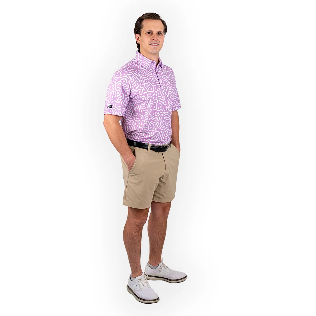 Wrong Fairway Men's Polo (Lavender) sold by 2 Putt product image thumbnail 5