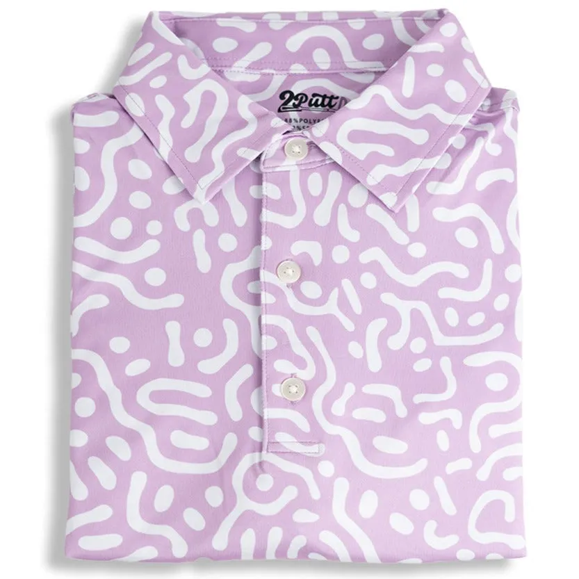 Wrong Fairway Men's Polo (Lavender) sold by 2 Putt