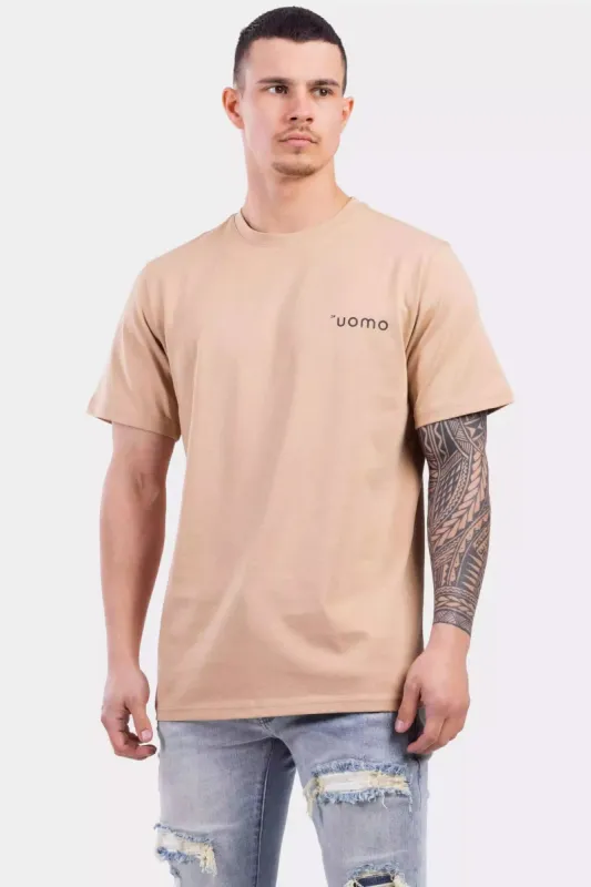 Basic T-Shirt Mokka sold by 24 Uomo