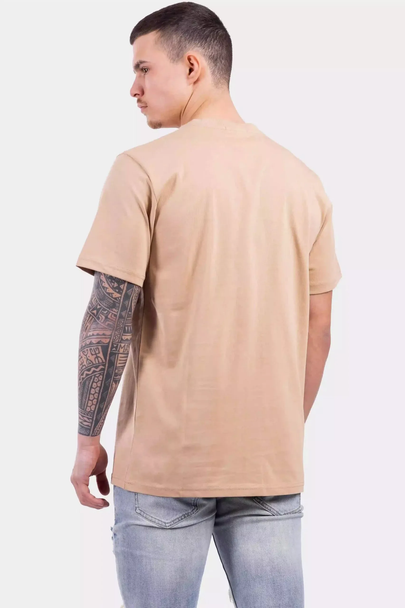 Basic T-Shirt Mokka sold by 24 Uomo product image thumbnail 3