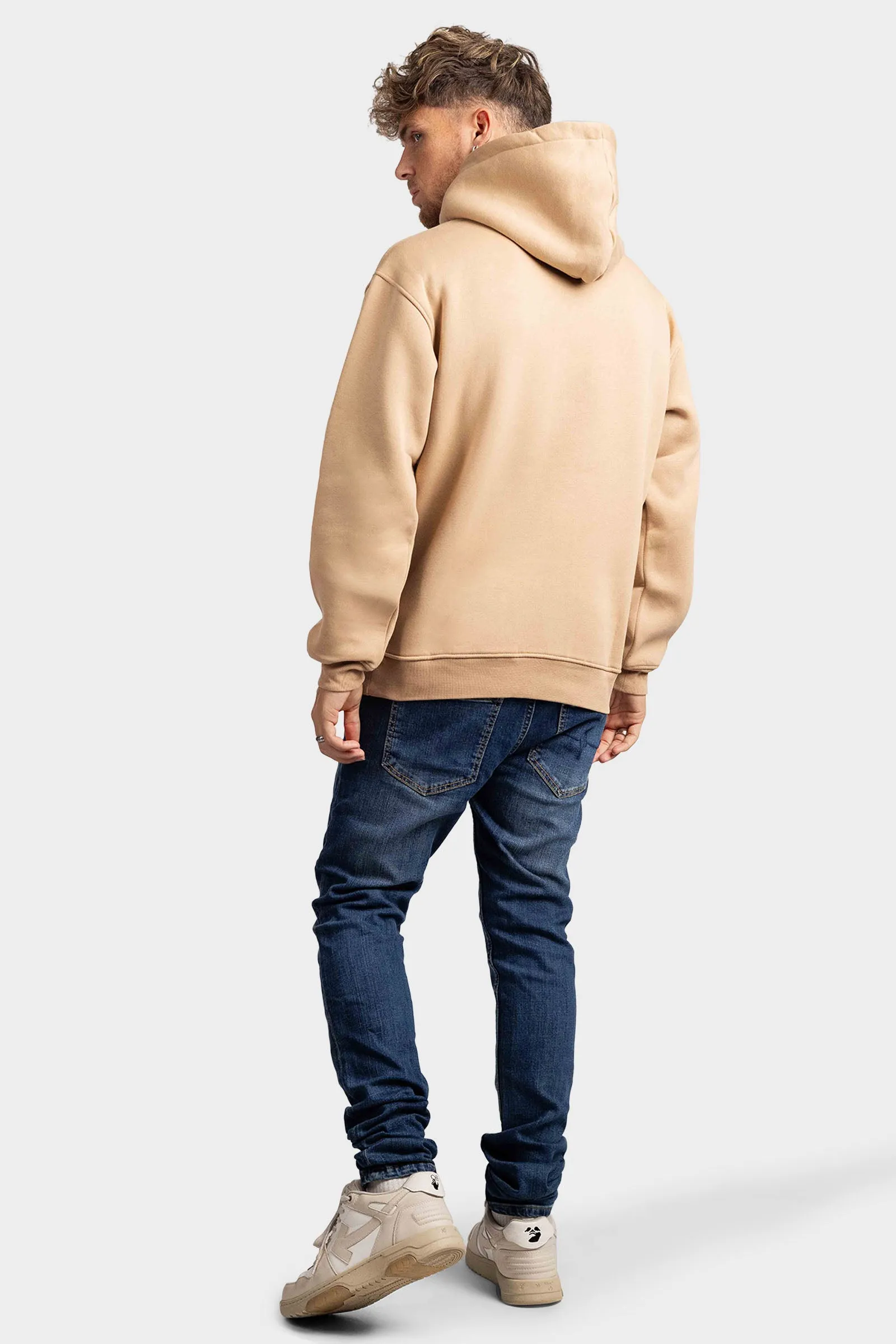 Basic Hoodie Mokka sold by 24 Uomo product image thumbnail 2