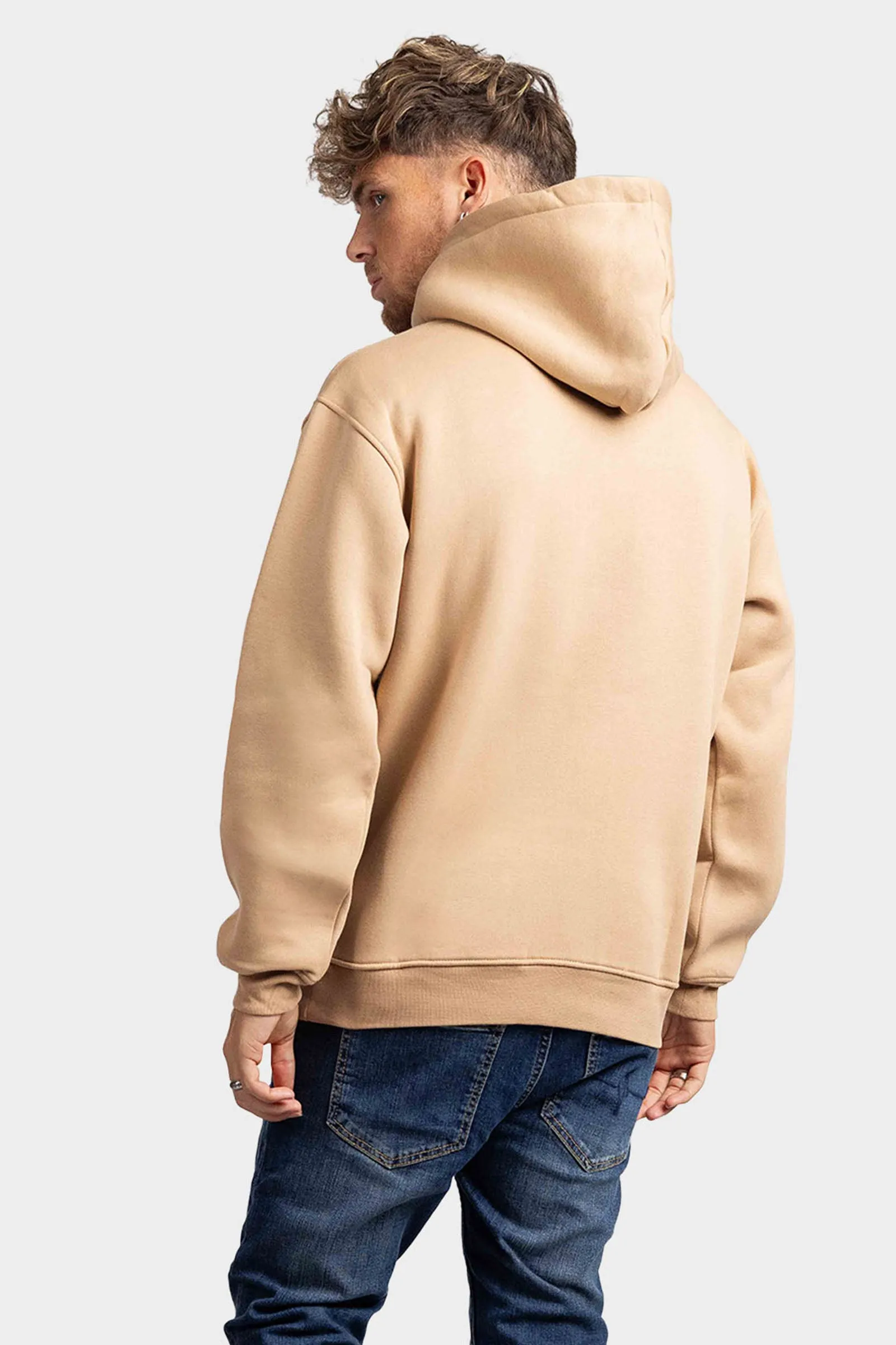 Basic Hoodie Mokka sold by 24 Uomo product image thumbnail 4