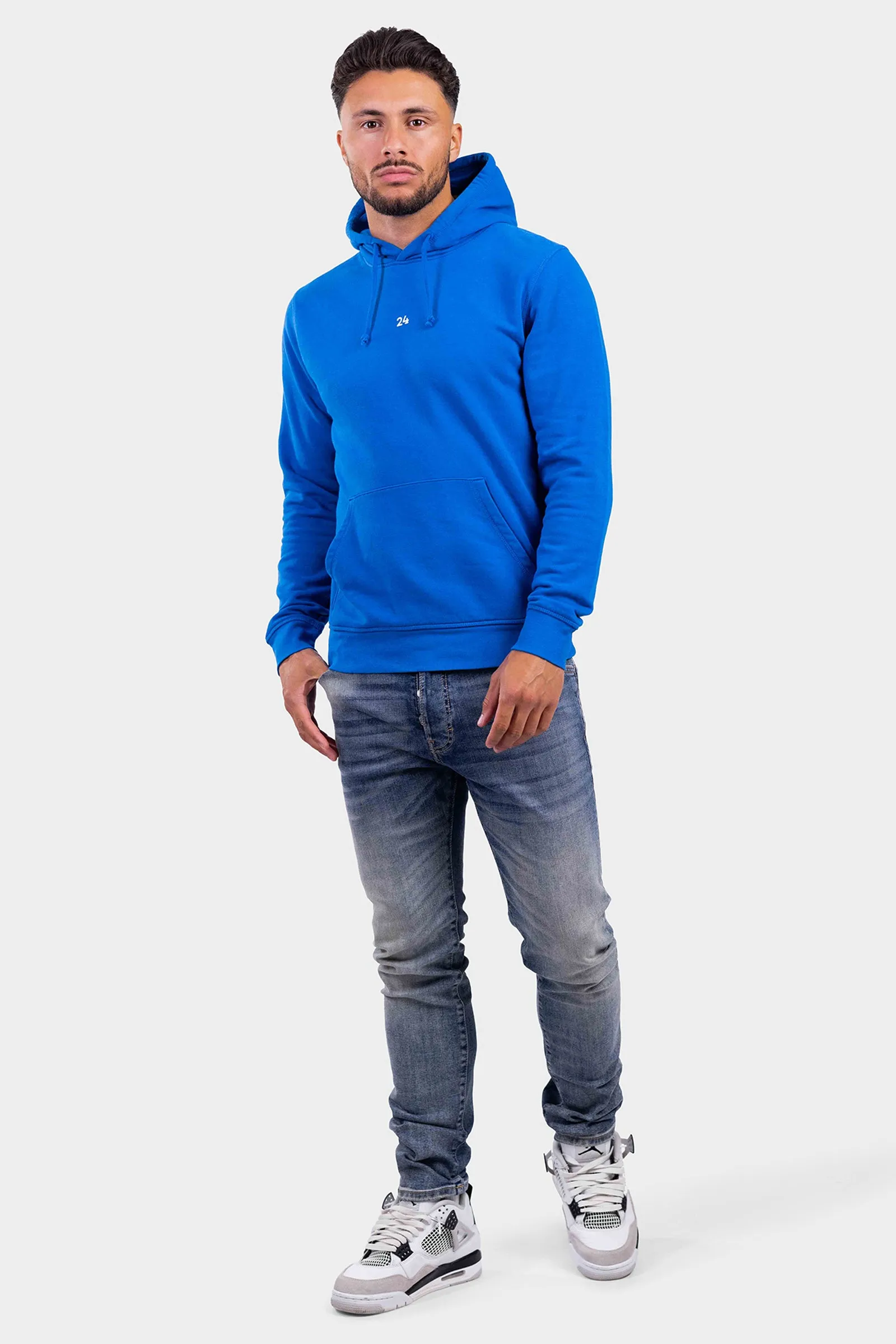 Universale Hoodie Kobalt Blauw sold by 24 Uomo product image thumbnail 4