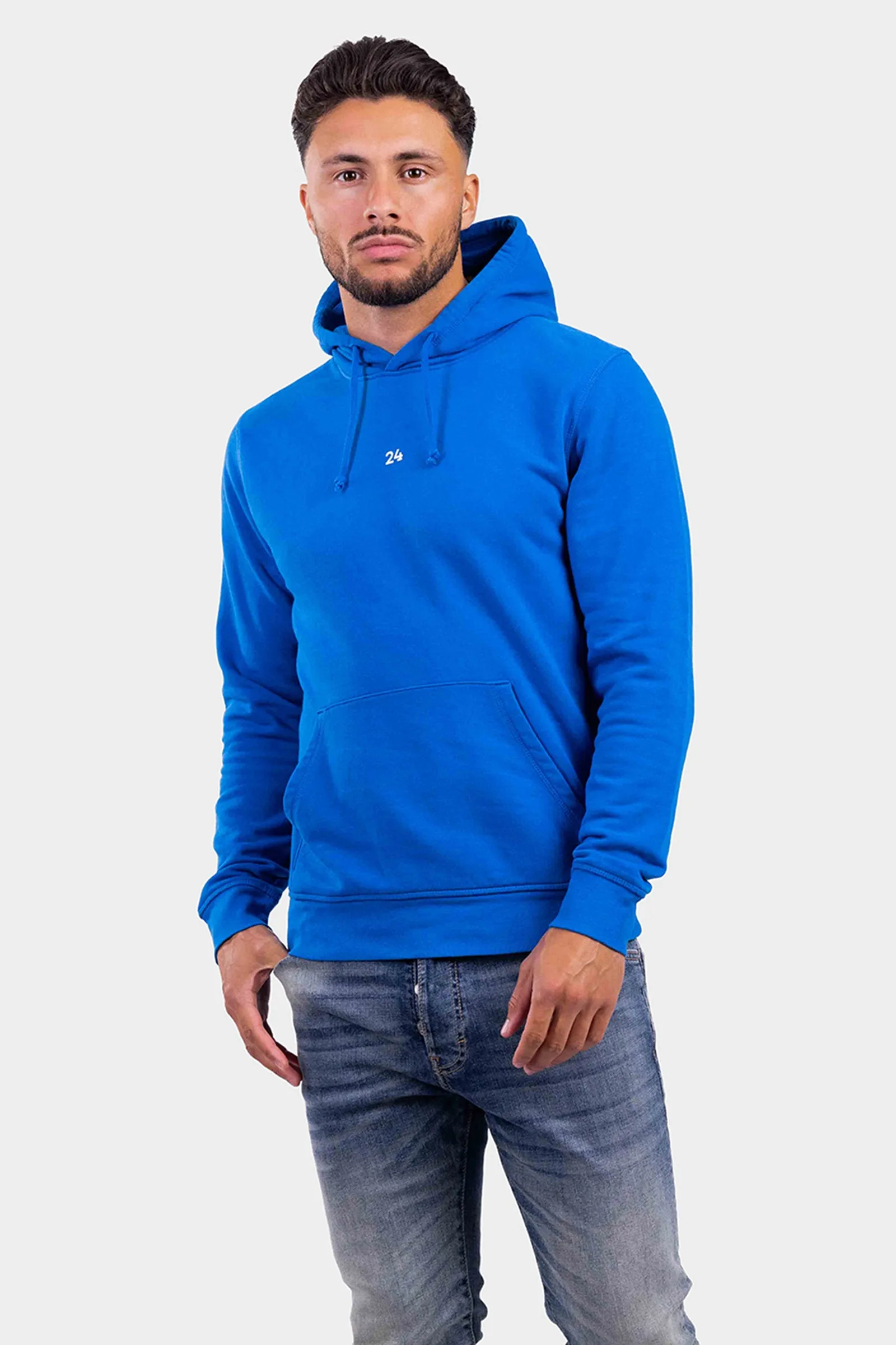 Universale Hoodie Kobalt Blauw sold by 24 Uomo product image thumbnail 3